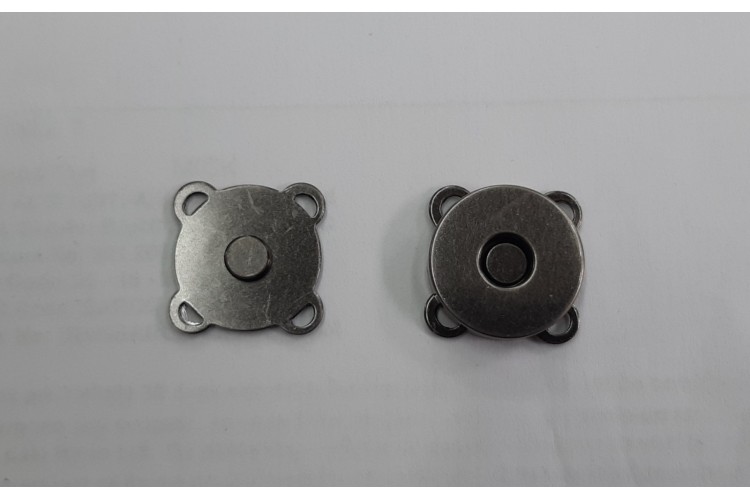 19mm Antique Black Magnetic Bag Fasteners
