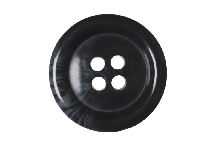 20mm Black Variegated Men's Jacket Button