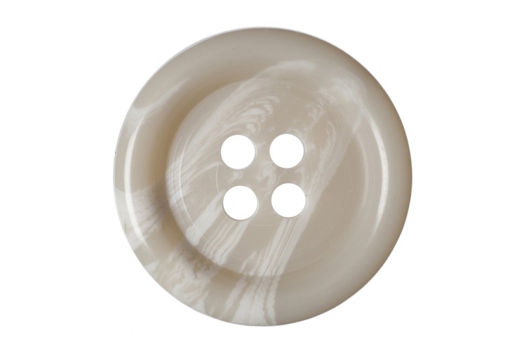 20mm Ecru Variegated Men's Jacket Button
