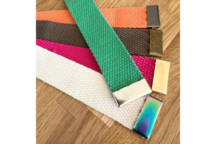25mm Belt, Strap Crimp Ends Various