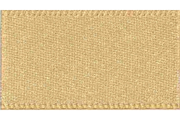 25mm Honey Gold Double Satin Ribbon
