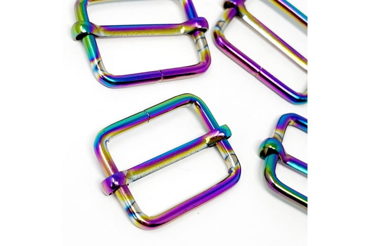 Rainbow Strap Slider 25mm Metal