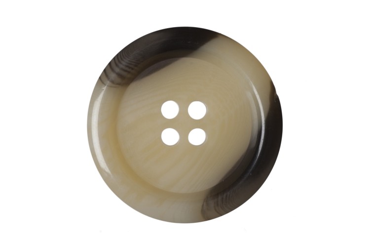 28mm Beige Variegated Men's Jacket Button