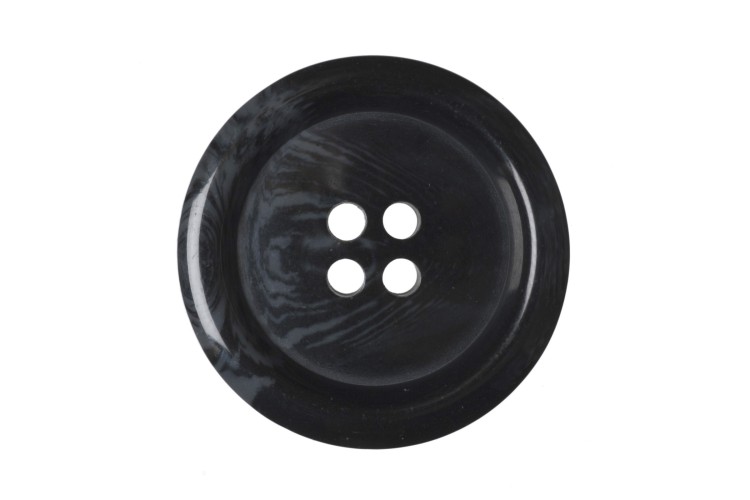 28mm Black Variegated Men's Jacket Button