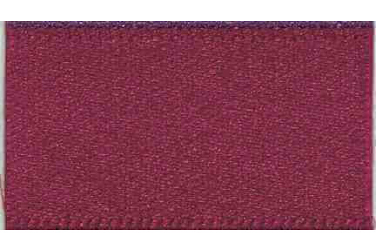 35mm Burgundy Double Satin Ribbon