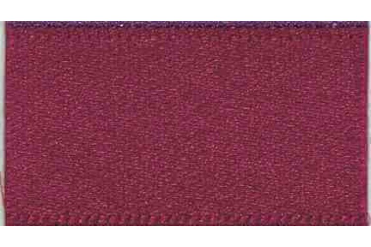 50mm Burgundy Double Satin Ribbon