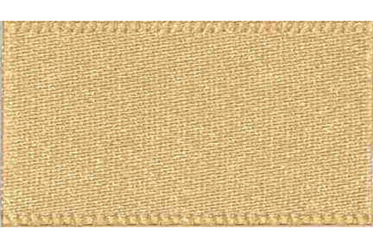 50mm Honey Gold Double Satin Ribbon
