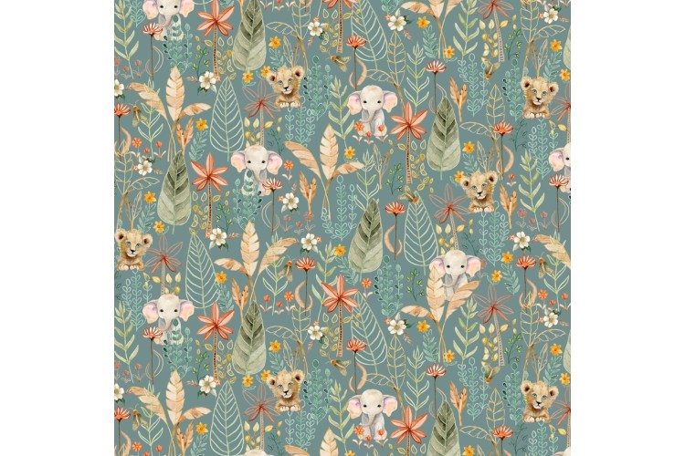 Animal Allover Teal