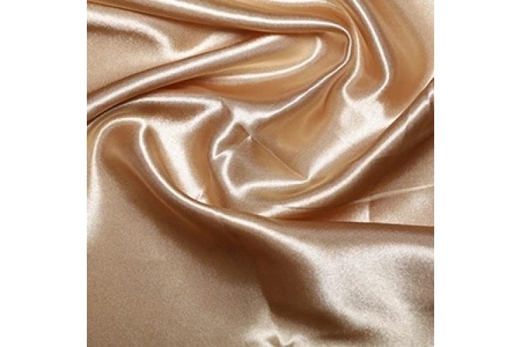 Antique Gold Polyester Satin