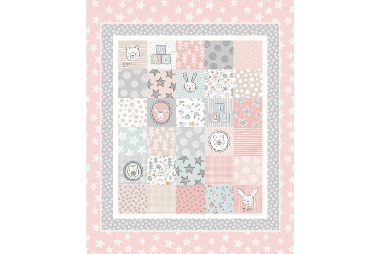 Baby Cot Panel Pink