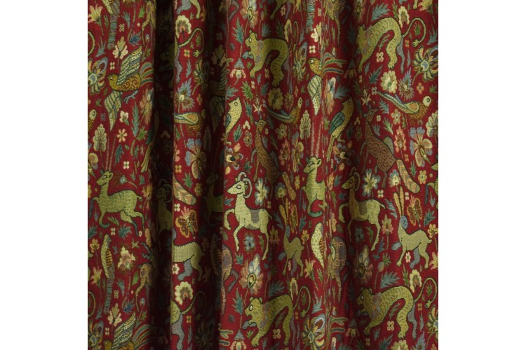 Bangalore Tapestry Fabric Red