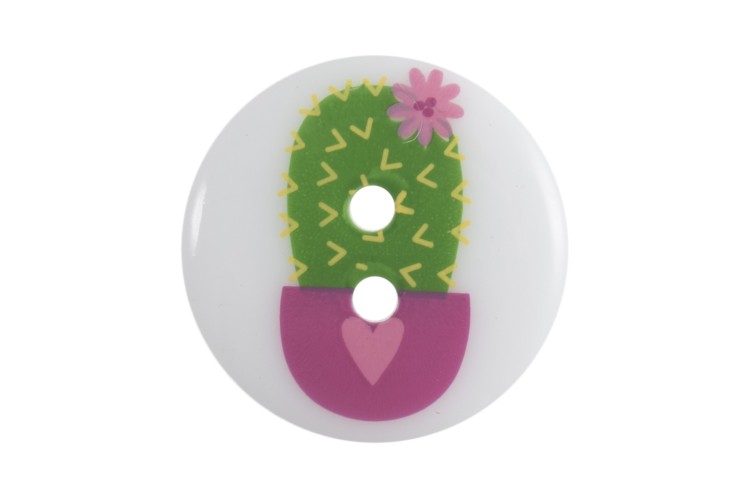 Barrel Cactus Button 19mm