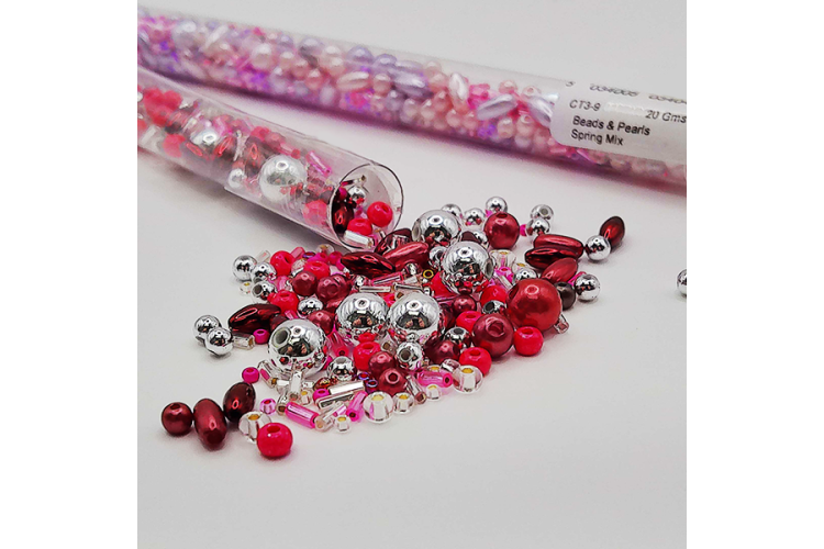 Beads & Pearls Assorted Colours