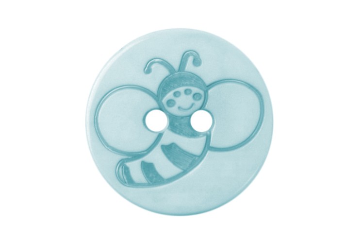 Bee Buttons Blue 15mm 2B/1951