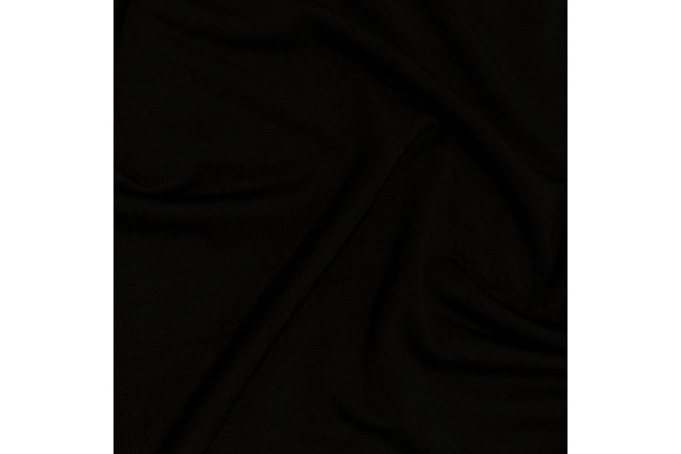 Black Cotton Jersey
