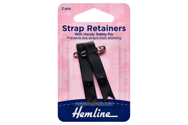 Black Shoulder Strap Retainer