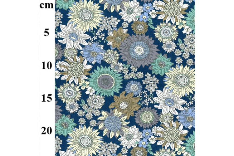 Blooming Flowers Copen Cotton Poplin