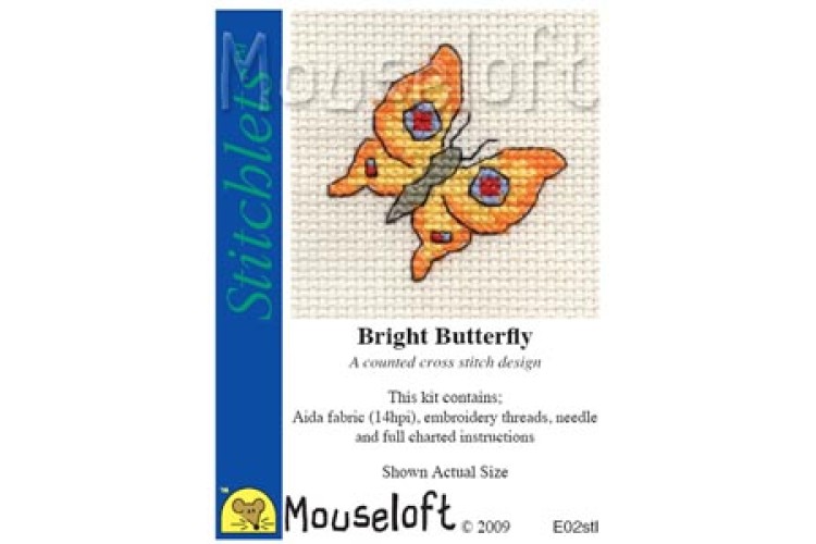 Bright Butterfly Stitchlets