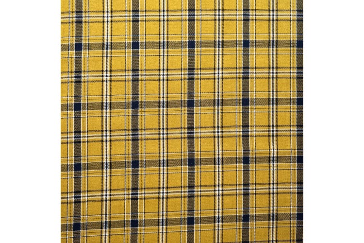 Brushed Cotton Tartan - Yellow