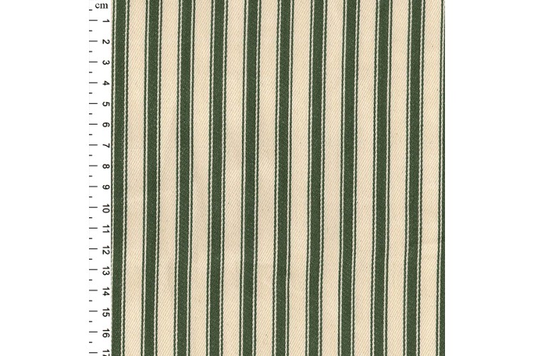 Canvas Ticking Stripe - Olive