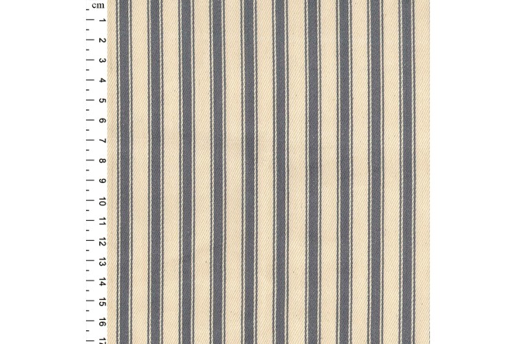 Canvas Ticking Stripe - Grey