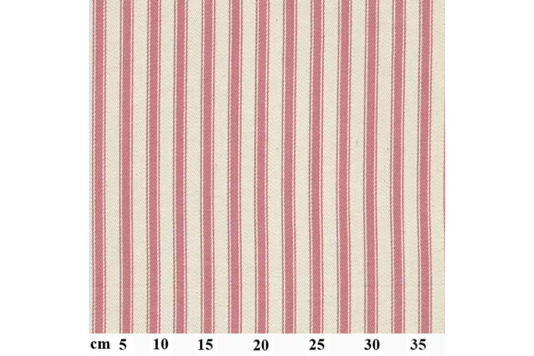 Canvas Ticking Stripe - Pink