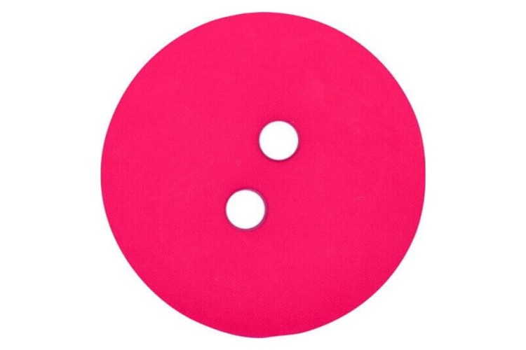 Cerise Two Hole Matt Finish Buttons 14mm