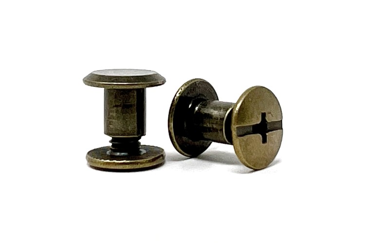 Chicago Screws 10mm Antique Brass