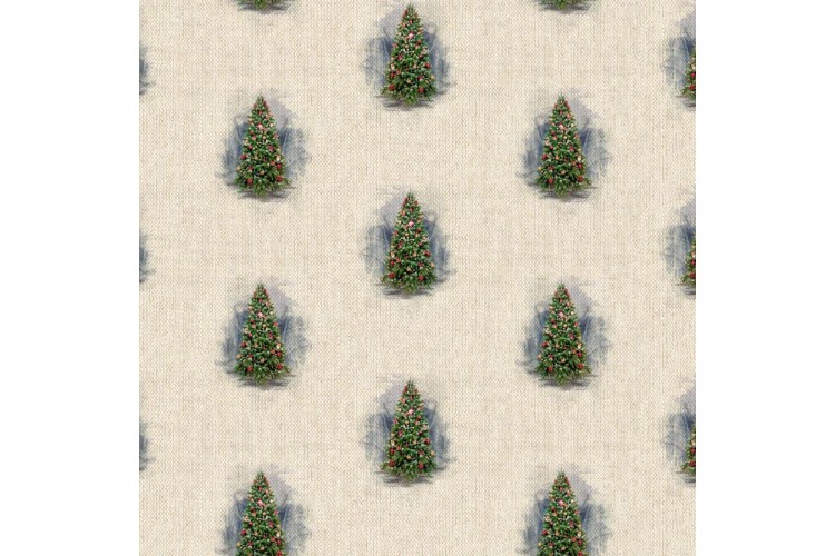 Christmas Tree Linen Look