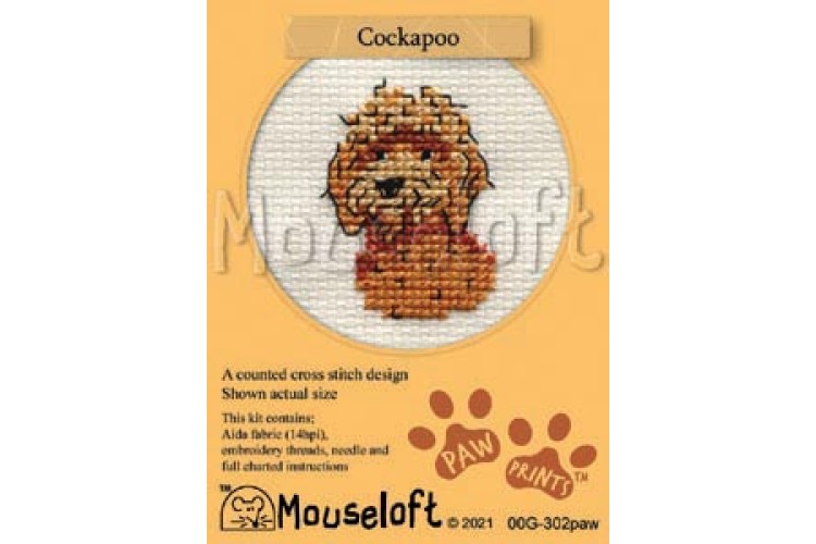 Cockapoo Paw Prints Kit