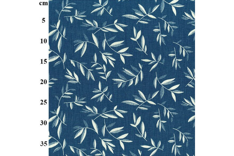 Cotton Denim Floral Print