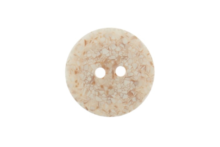 Cream Recycled Eggshell 18mm Button