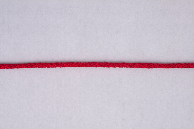 Crepe Cord 6mm Red