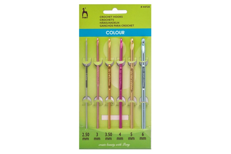 Crochet Hook Coloured set  (P44720)