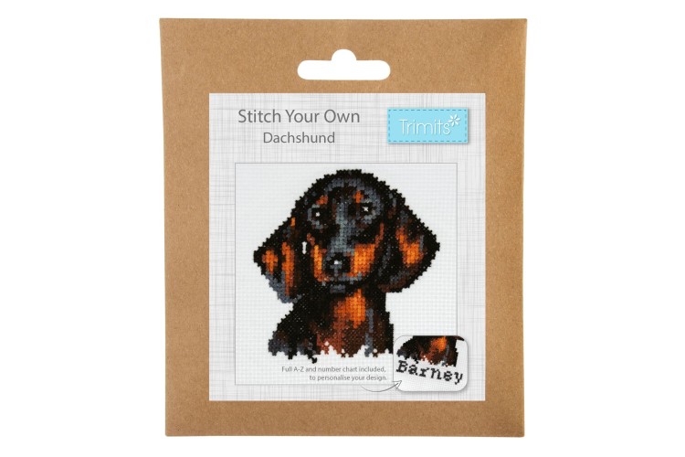 Dachshund Cross Stitch Kit