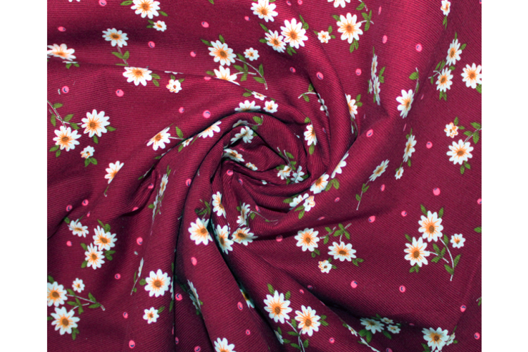 Wine Daisy Corduroy