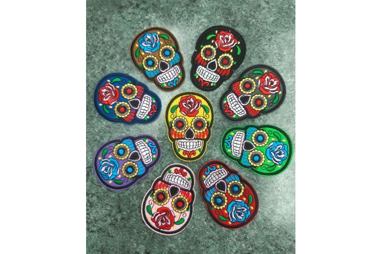 Day of the Dead Skull Motif Assorted