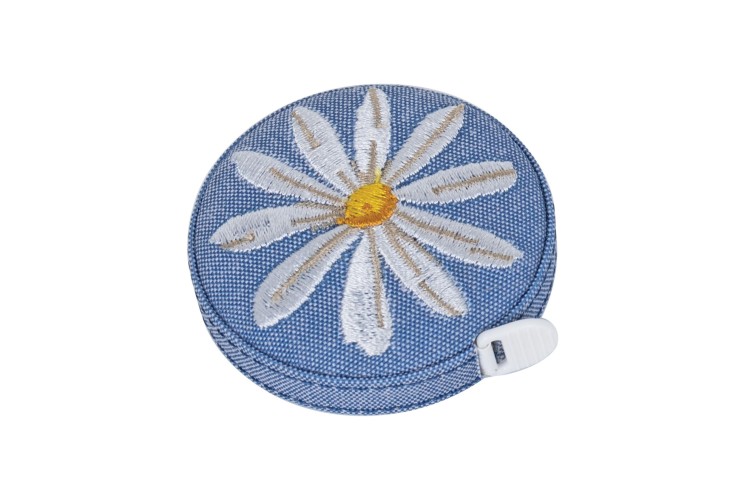 Denim Daisies Tape Measure