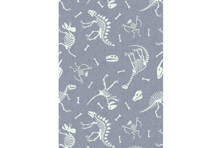 Dino Glow Skeleton Dark Slate