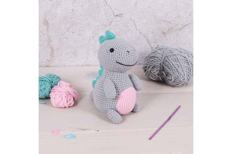 Dinosaur Amigurumi Crochet Kit
