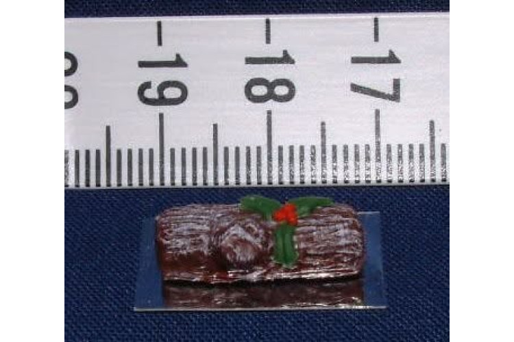 Dolls House Yule Log