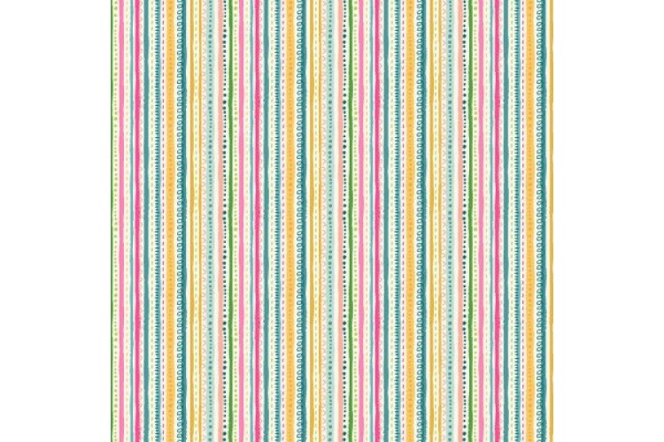 Doodle Stripe Pink