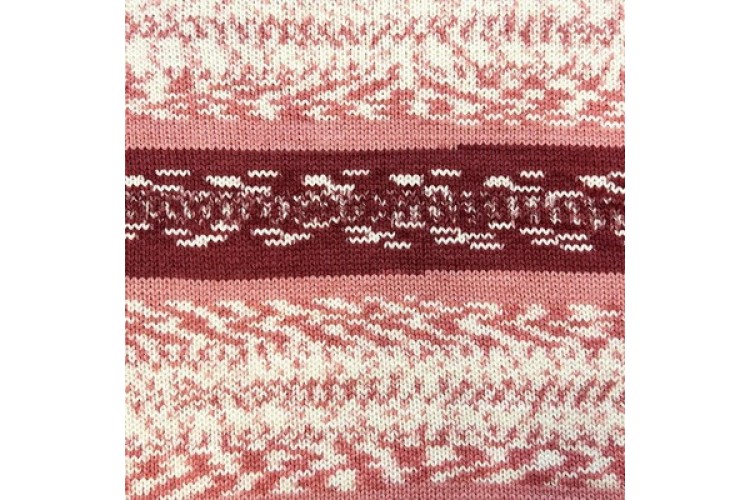 Easy Fair Isle Effect Aran Wool