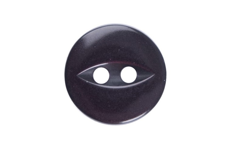 Fish Eye Buttons 11mm Burgundy (G033918-12)