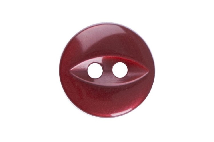 Fish Eye Buttons 11mm Dark Pink & Red (G033918-07)