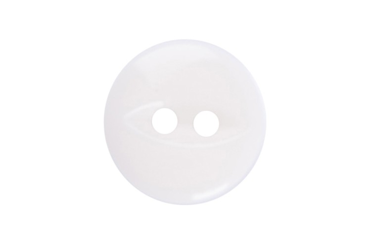 Fish Eye Buttons 11mm Off White (G033918-101)