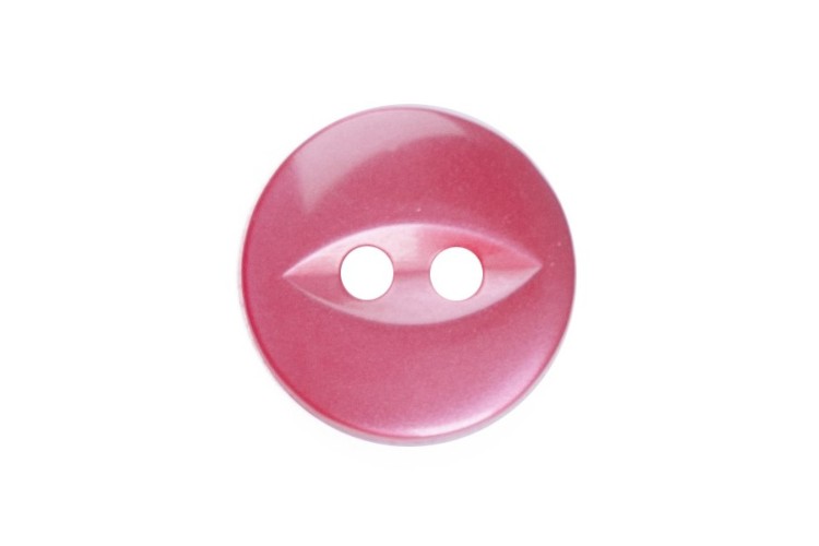 Fish Eye Buttons 11mm Red (G033918-8)