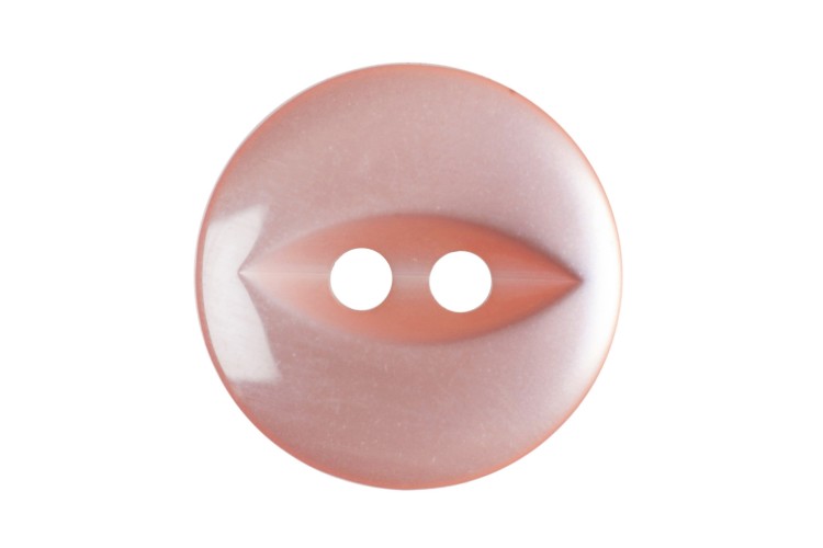 Fish Eye Buttons 14mm Coral (G033922-7)