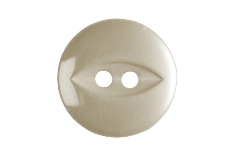 Fish Eye Buttons 14mm Cream (G033922-42)