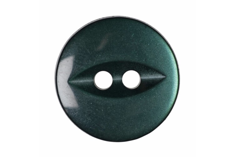 Fish Eye Buttons 14mm Dark Green (G033922-26)